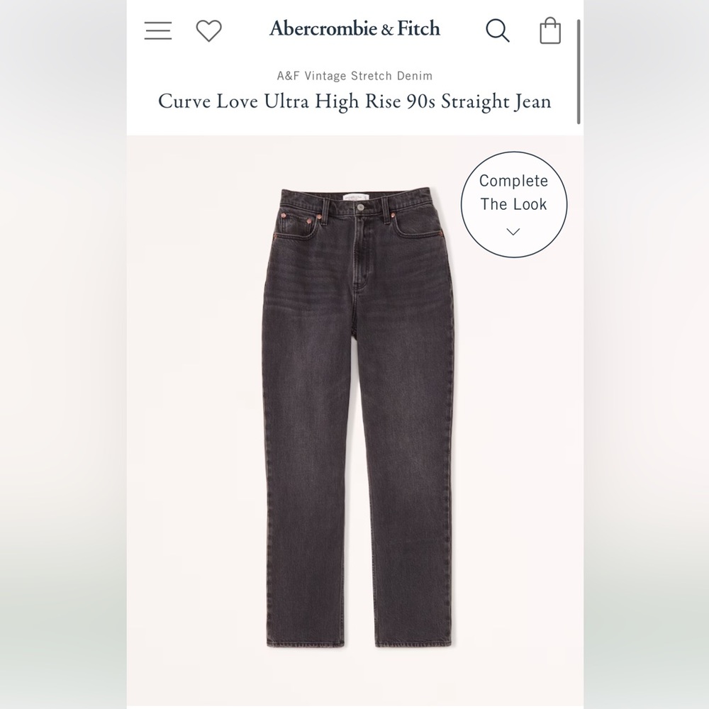 Abercrombie Ultra high rise 90s Jean